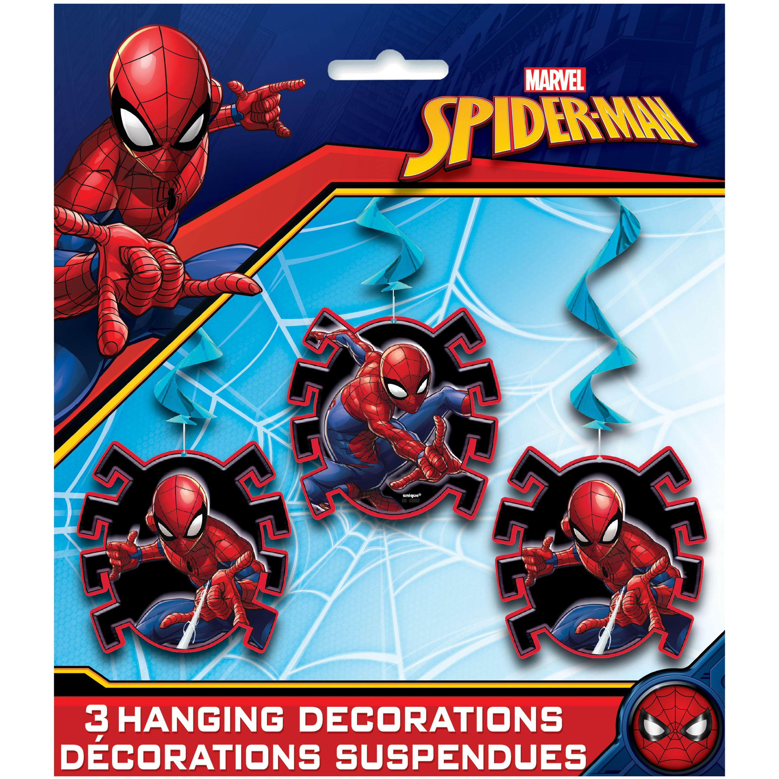 Marvel SPIDER MAN Hanging Decoration Birthday Party Supplies SPIDERMAN