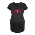 thumbnail image 1 of Spider-Man - Heart Hands - Women's Maternity Scoop Neck Graphic T-Shirt, 1 of 4