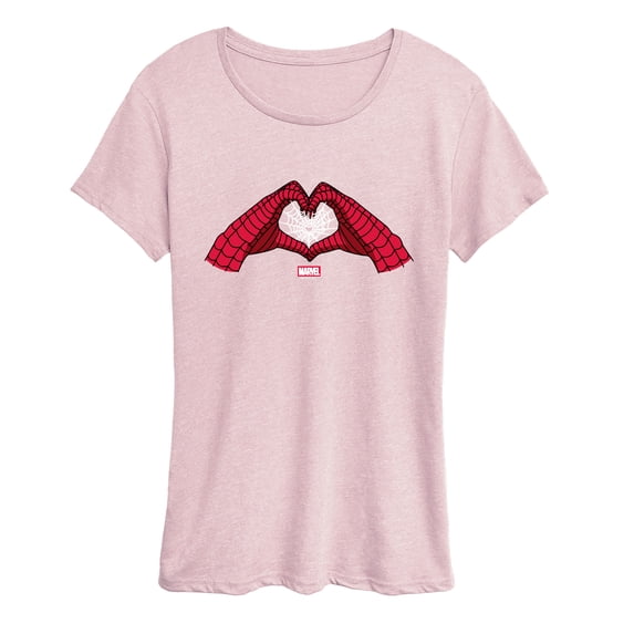 Spider-Man - Heart Hands - Women's Short Sleeve Graphic T-Shirt