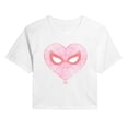 thumbnail image 1 of Spider-Man - Heart Cropped Graphic T-Shirt, 1 of 4