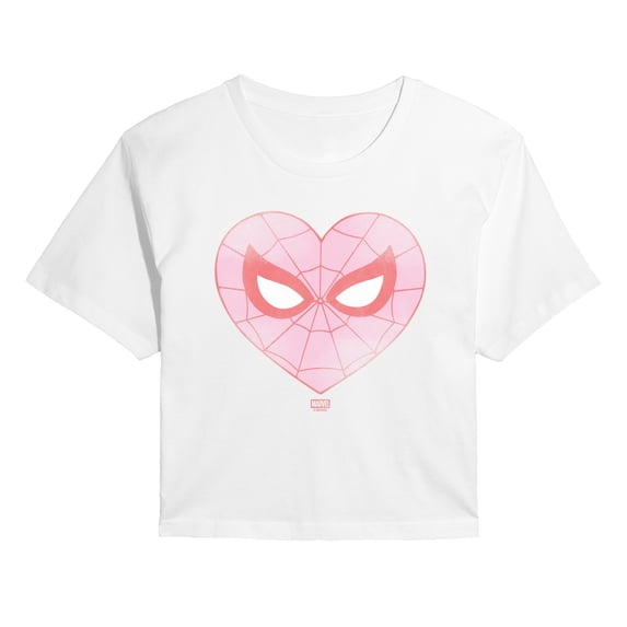 Spider-Man - Heart Cropped Graphic T-Shirt