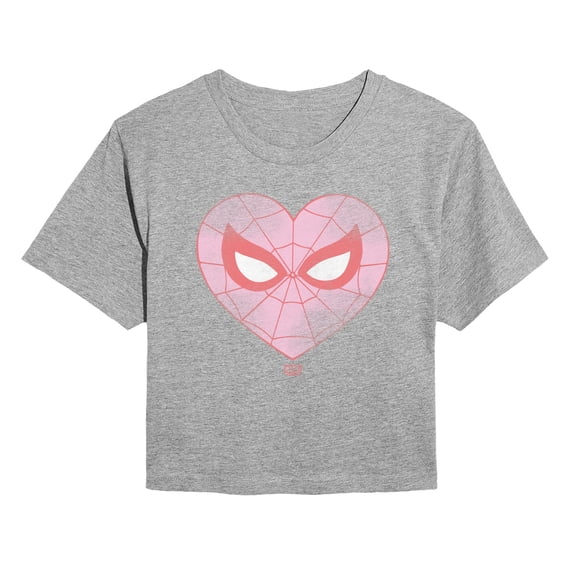 Spider-Man - Heart Cropped Graphic T-Shirt