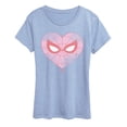 thumbnail image 1 of Spider-Man - Heart - Women's Short Sleeve Graphic T-Shirt, 1 of 3