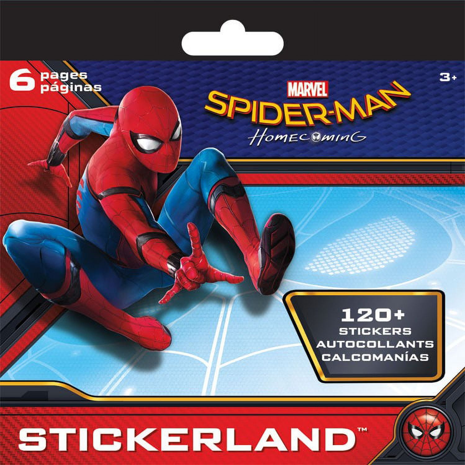 SpiderMan Stickerland Pad, 6 Pages