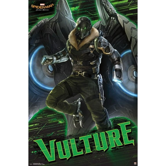 Spider-Man Homecoming - Vulture Laminated Poster Print (22 x 34)