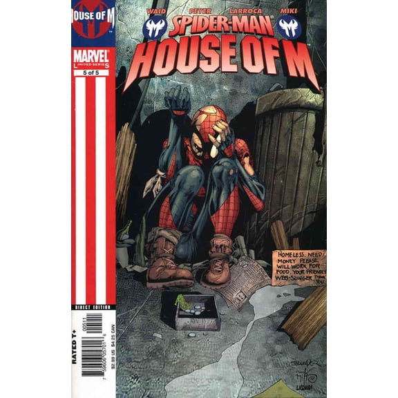 Spider-Man: House of M #5 VF ; Marvel Comic Book