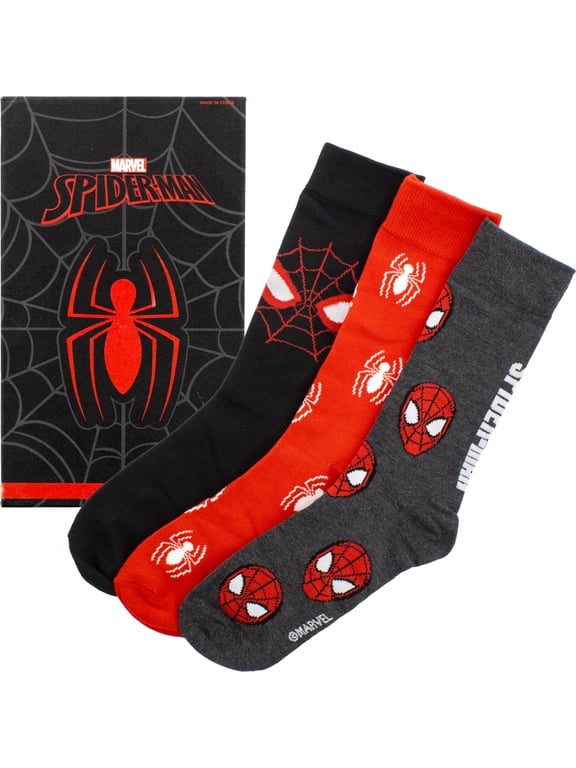 Icons 3-Pair Crew Socks in Glow in The Dark Box