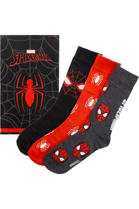 Icons 3-Pair Crew Socks in Glow in The Dark Box