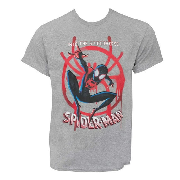 Spider-Man Into The Spider-Verse Miles Morales Men's T-Shirt-Large
