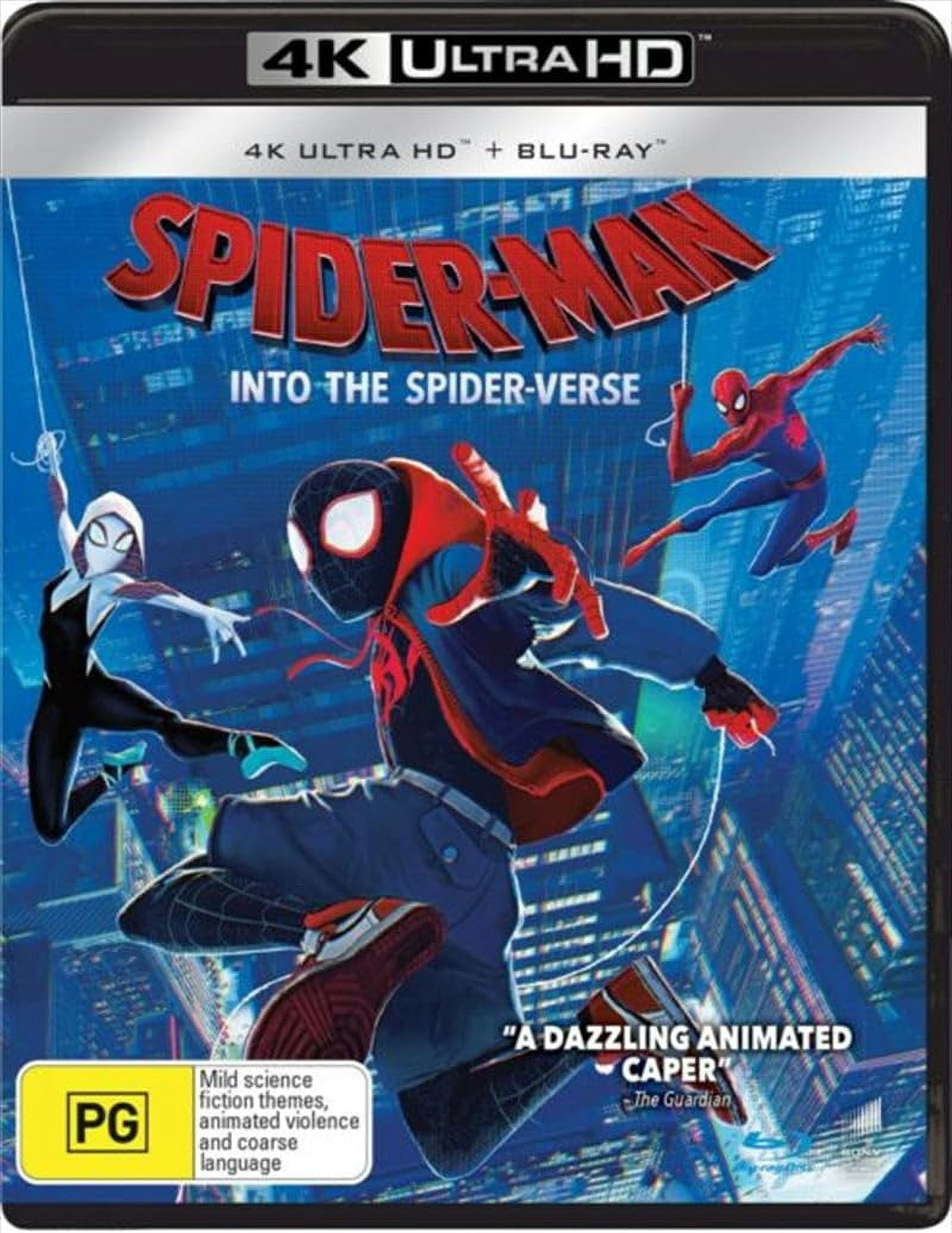 Spider-Man: Into the Spider-Verse 4K UHD Blu-ray | Region Free