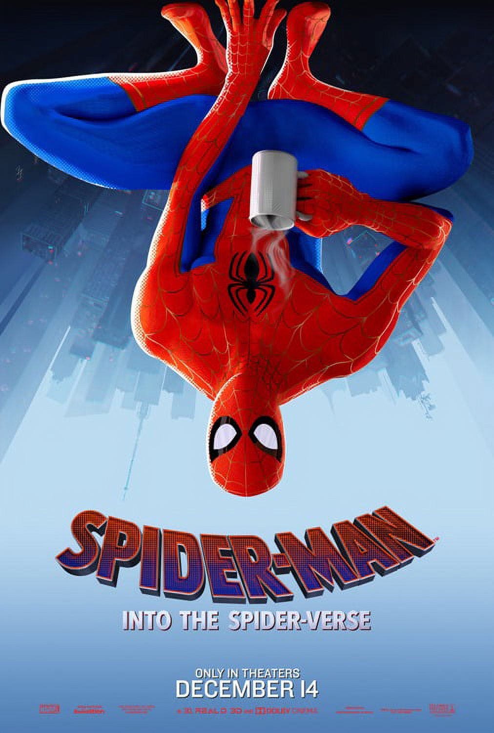 Spiderman Across The Spider-Verse movie poster (d) - Spiderman poster - 11  x 17