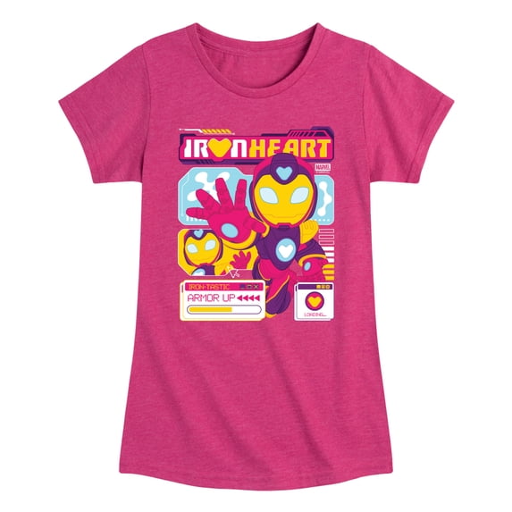 Spider-Man - Iron Heart Y2k Fitted Short Sleeve Graphic T-Shirt