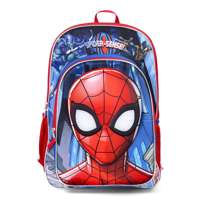 Spider Man Kids 17 Light Up Backpack Multi Color