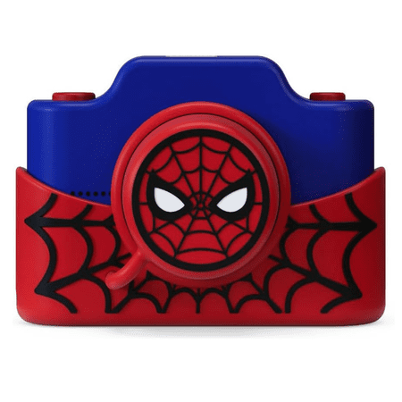 Spider-Man Kids Digital Camera & Video with 3" Touchscreen, Soft Silicone Casing, Detachable Lens Cap, 32GB Memory Card by Kidamento