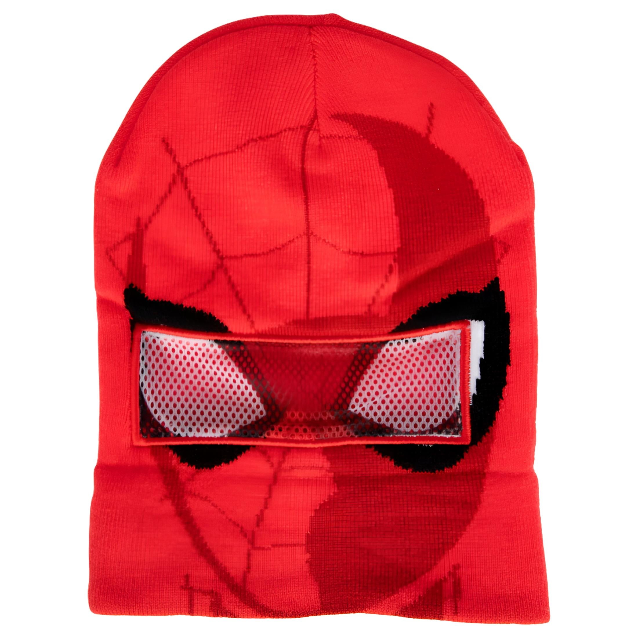 Marvel Spider-Man Kids Roll-Down Transformable Beanie Hat
