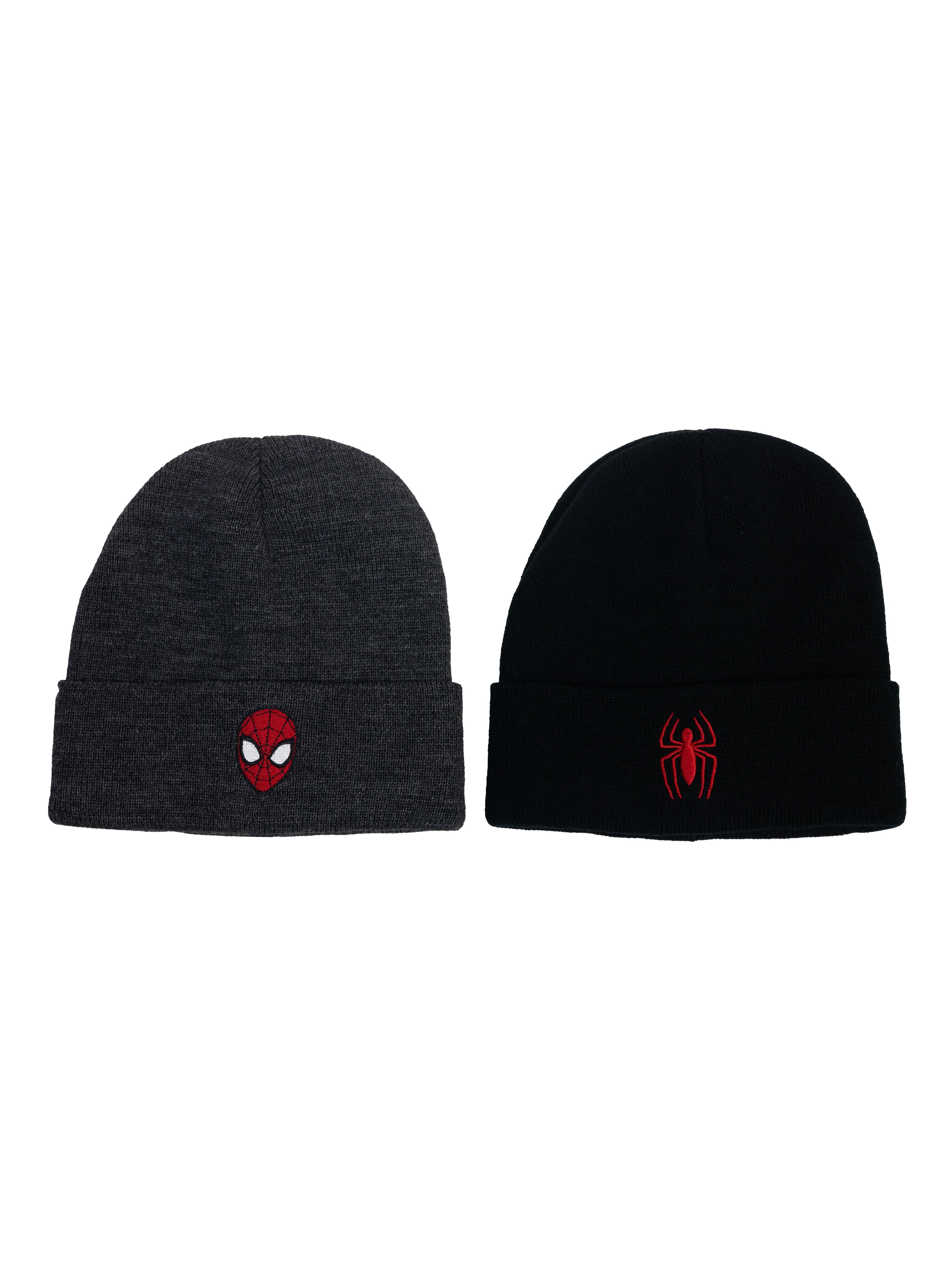 Spider-Man Licensed Beanie Style Hats, 2-Pack, One Size