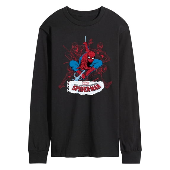 Spider-Man - Line Cluster - Men's Long Sleeve Graphic T-Shirt