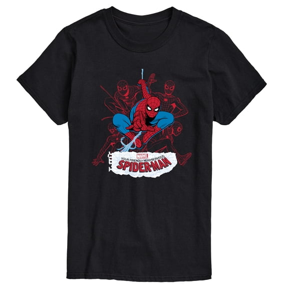 Spider-Man - Line Cluster - Men's Short Sleeve Graphic T-Shirt