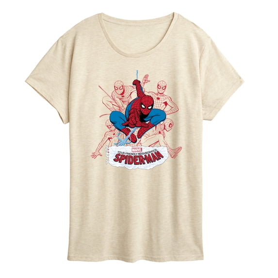 Spider-Man - Line Cluster - Women's Short Sleeve Graphic T-Shirt