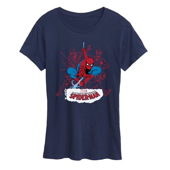 Spider-Man - Line Cluster - Women's Short Sleeve Graphic T-Shirt