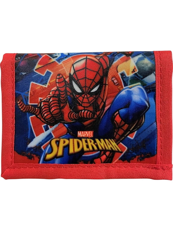 Spider-Man Little Boy Bifold Wallet With Zippered Pocket