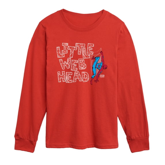 Spider-Man - Little Web Head Toddler Boys' Toddler Long Sleeve Graphic T-Shirt