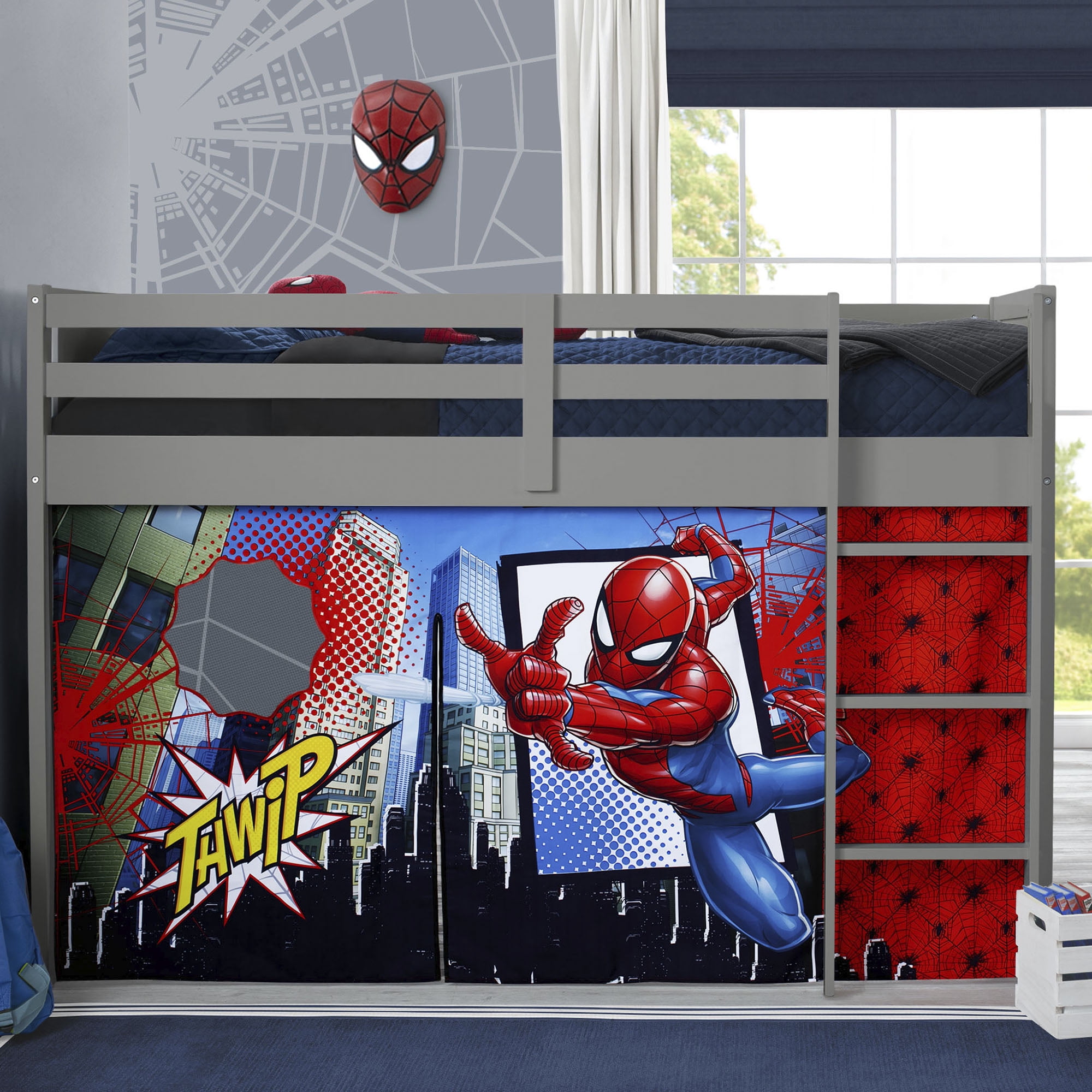 Delta Children Spider Man Loft Bed Tent Curtain Set in Dominican Republic at DOP 3934 Rating 4.6