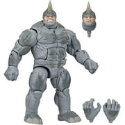 Spider-Man Marvel Legends Series 6-inch Marvel’s Rhino Retro Action Figure Toy, Includes 3 Accessories