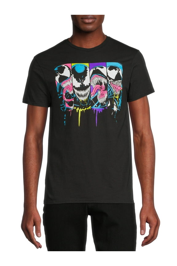 Spider-Man Marvel Men's Venom Graphic Tee with Short Sleeves
