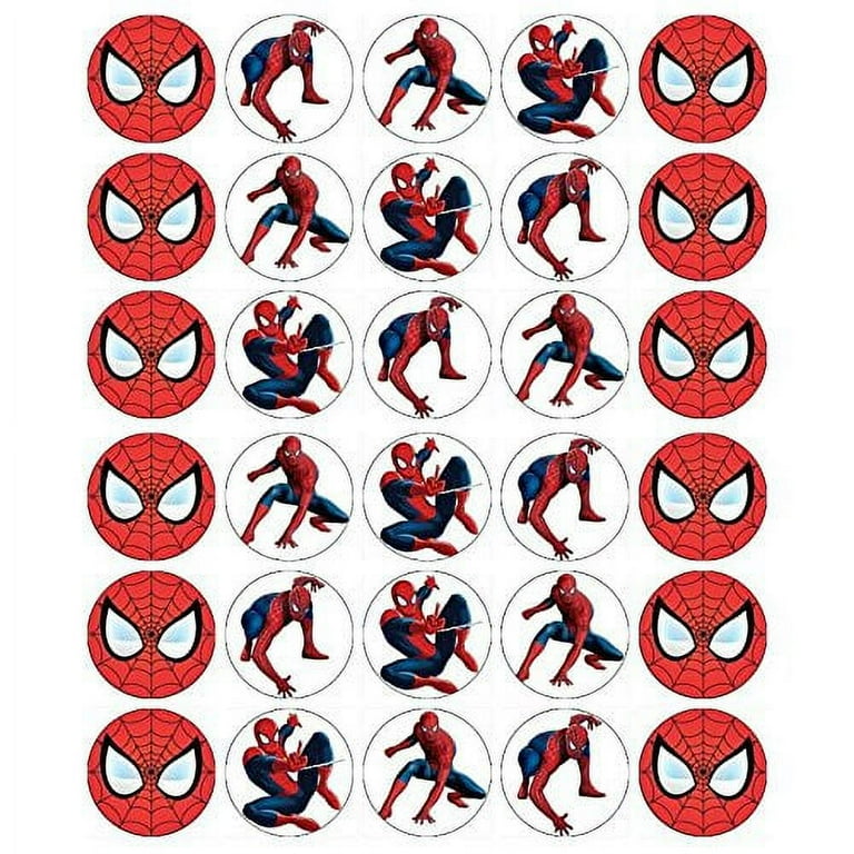 Marvel's Spider-Man Edible Cupcake Toppers - SPIDERMAN CAKES DECORATIONS ABPID03179 - Walmart.com marvel-s-spider-man-edible-cupcake-toppers-spiderman-cakes-decorations-abpid03179-walmart-com