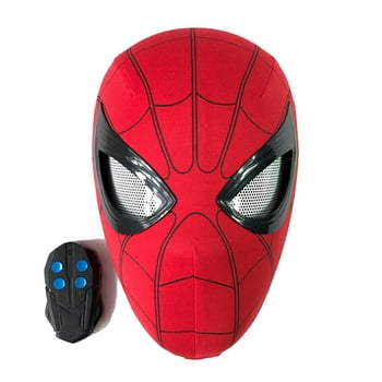 Spider Man Mask 1:1 Wearable Full Size Spider Man Helmet Remote Control Eyes Props Model Collectable