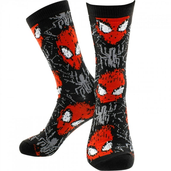 Spider-Man Masks and Spiders Crew Socks