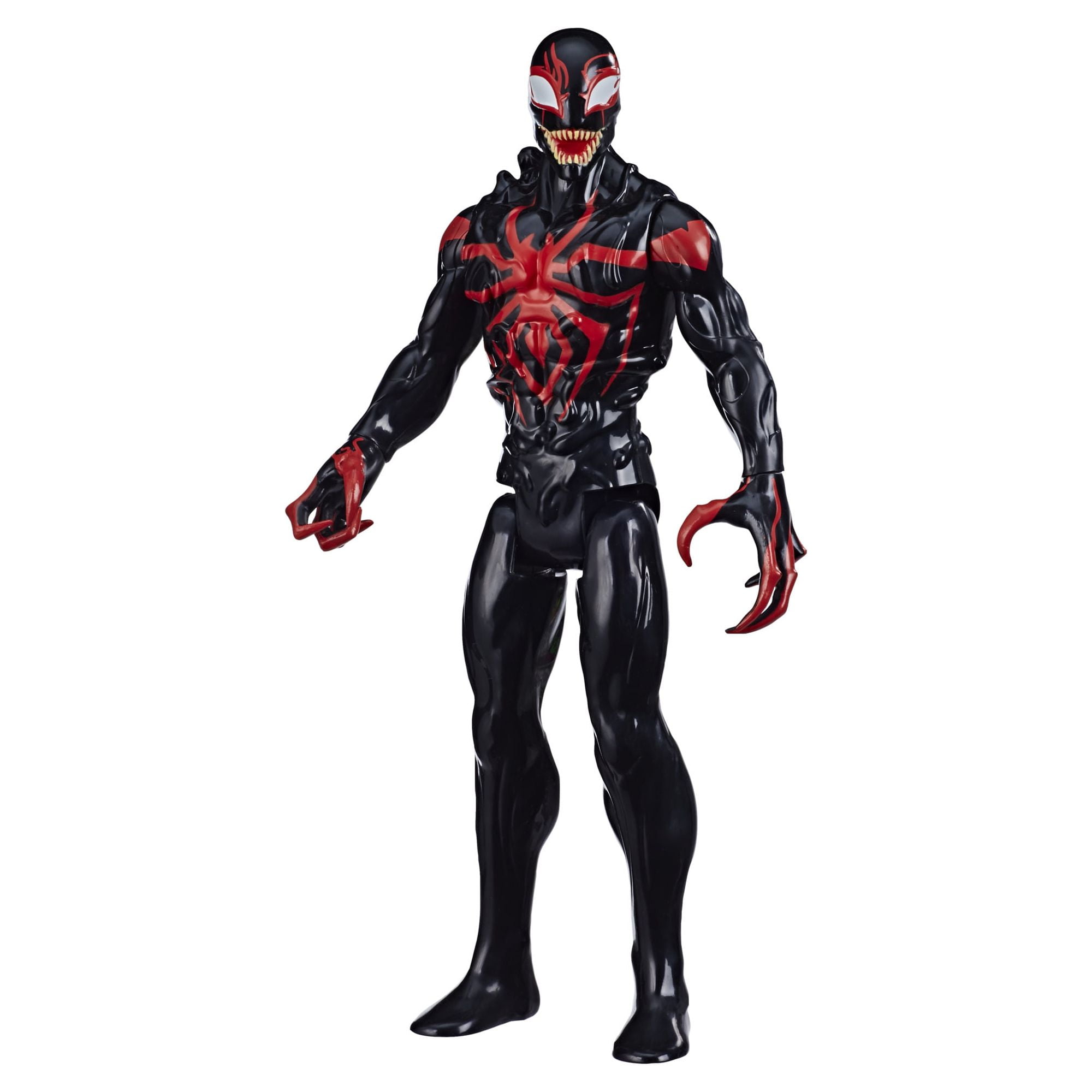 Spider-Man Maximum Venom Titan Hero Miles Morales Action Figure, Ages 4 and  up 