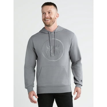 Spider Man Men's & Big Men's Embroidered Hoodie, Sizes XS-3XL