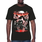 Spider-Man, Mens & Big Mens Graphic Crew Neck T-Shirt, Black Suit Swing Alt, Sizes S-3XL