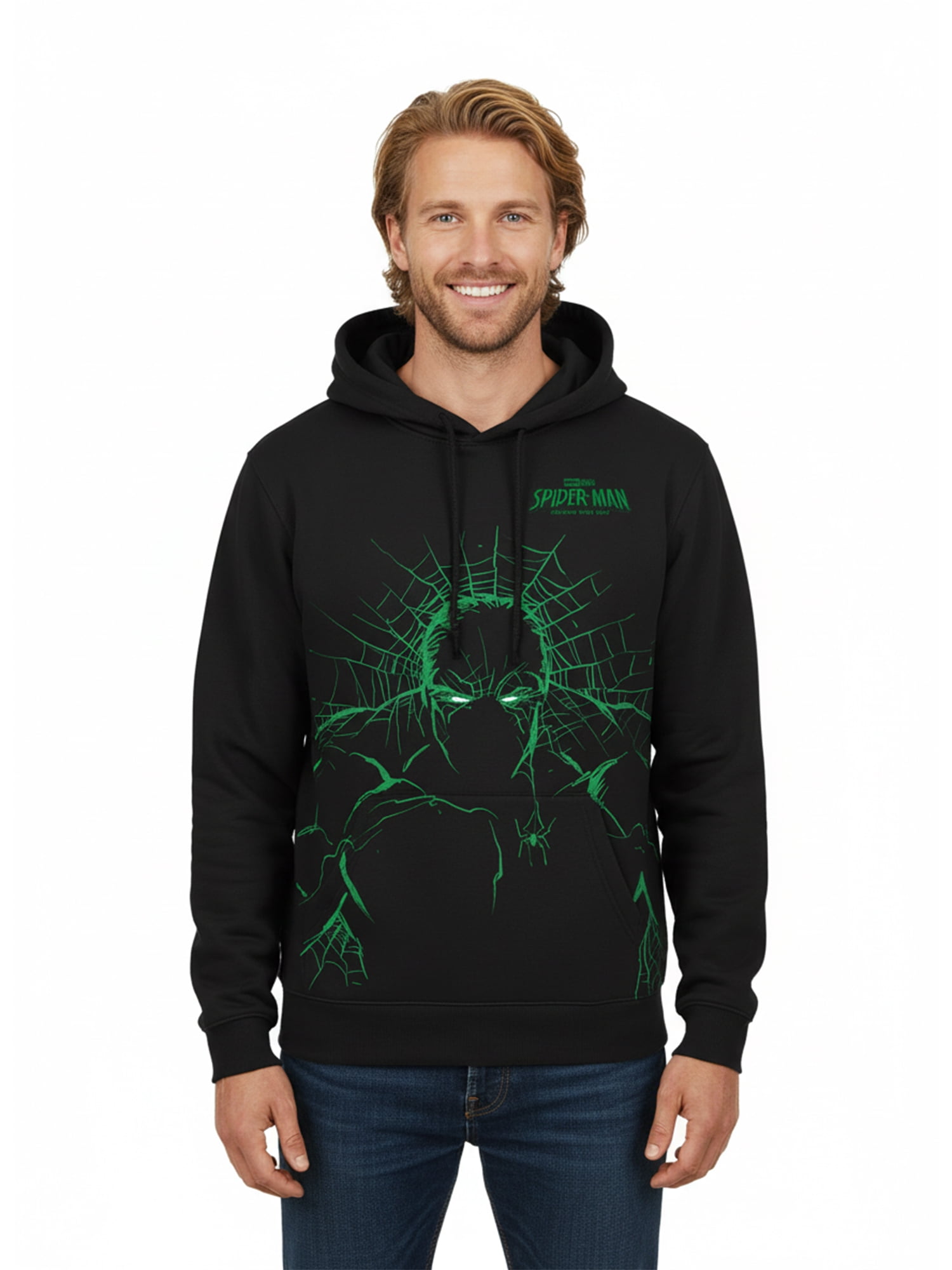 Spider-Man, Men's & Big Men's Graphic Hoodie, Hulk, Sizes S-3XL