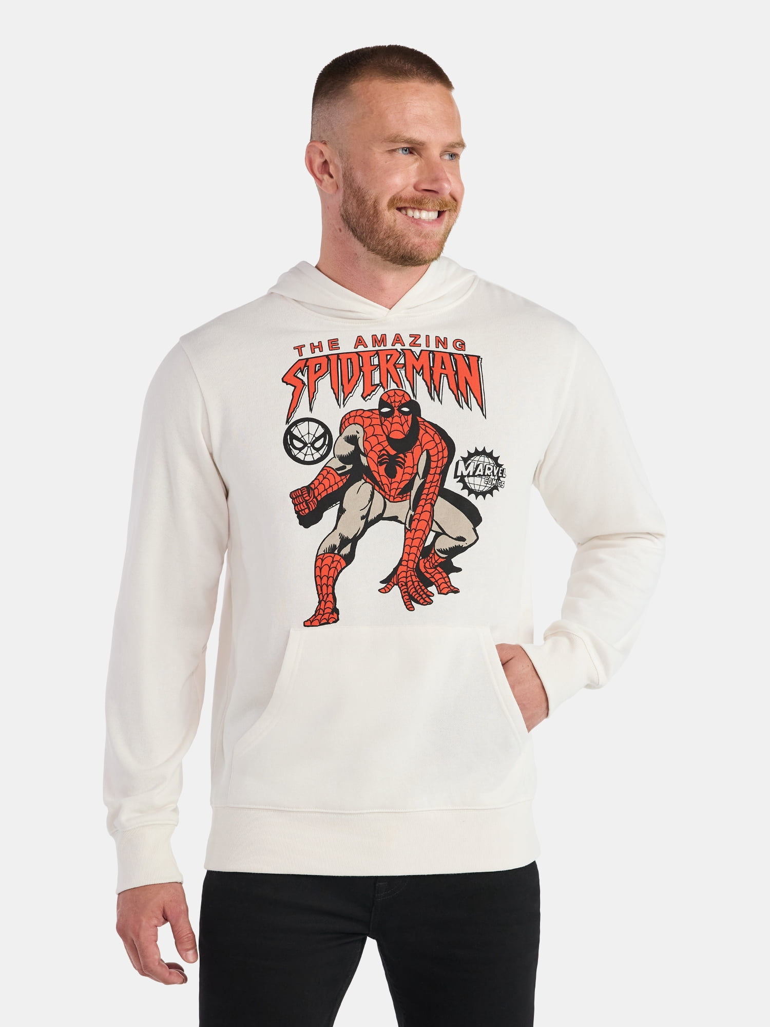 Spider-Man, Men's & Big Men's Graphic Hoodie, Sizes XS-5XL
