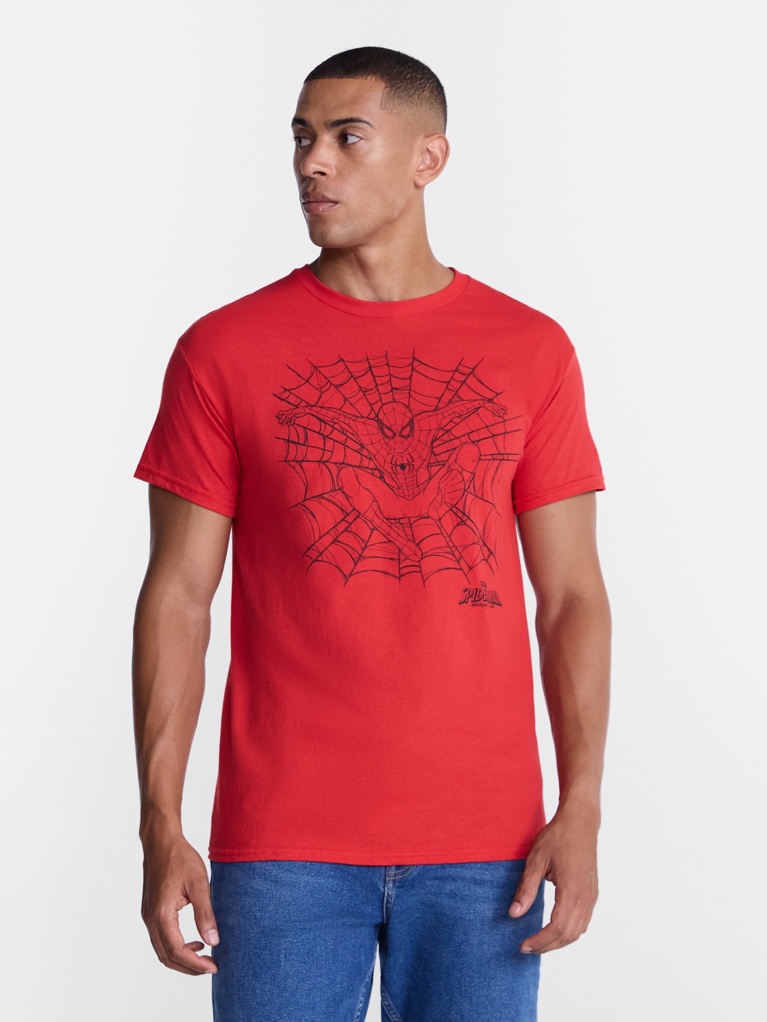 Spider-Man Men's and Big Men's Graphic Tee, Sizes S-3XL
