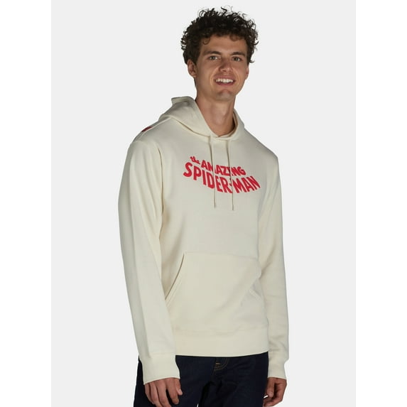 Spider-Man Men's Graphic Print Hoodie with Long Sleeves, Sizes XS-3XL