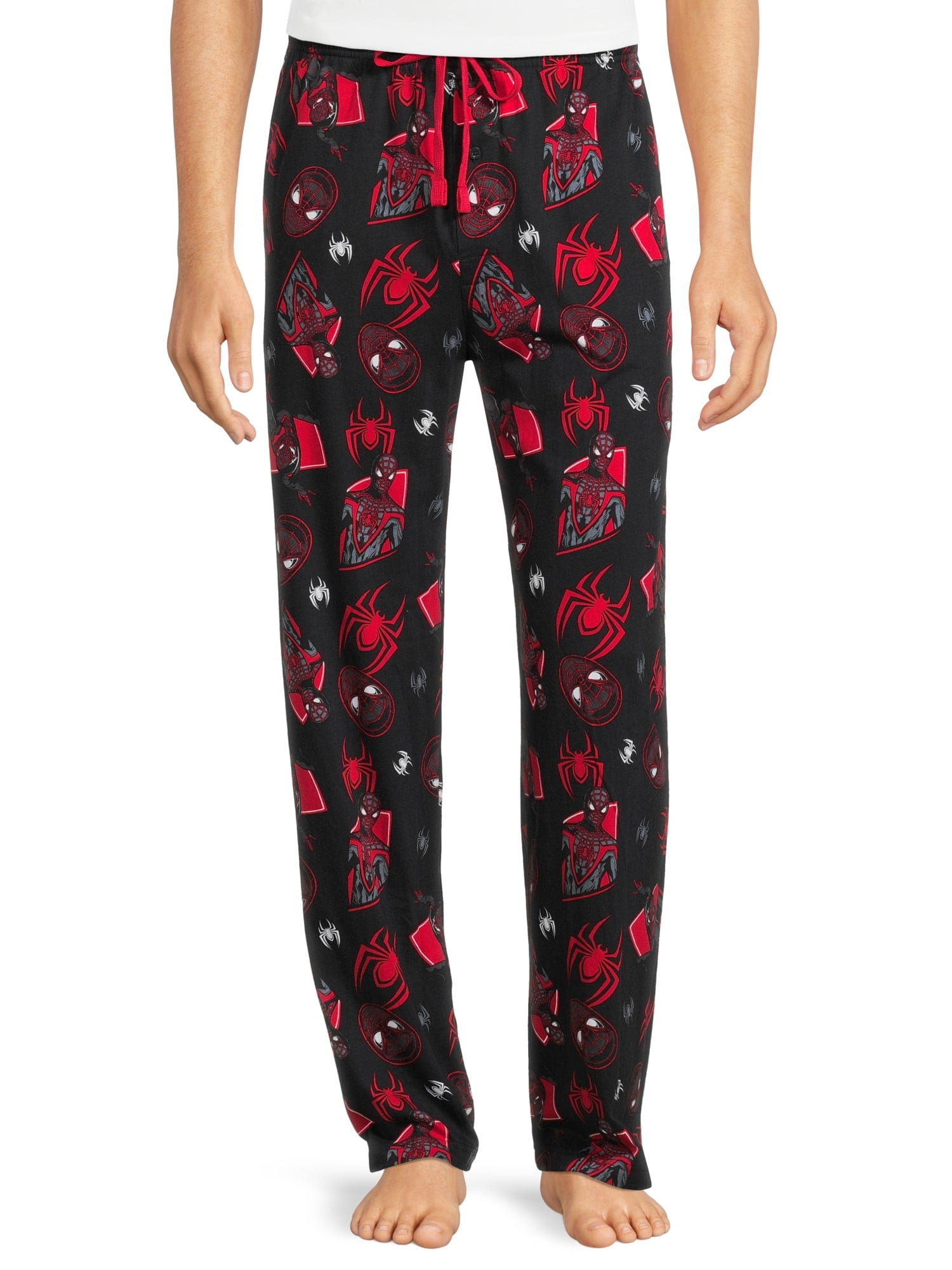 Spider-Man Men's Miles Morales Sleep Pants, Size S-2XL 