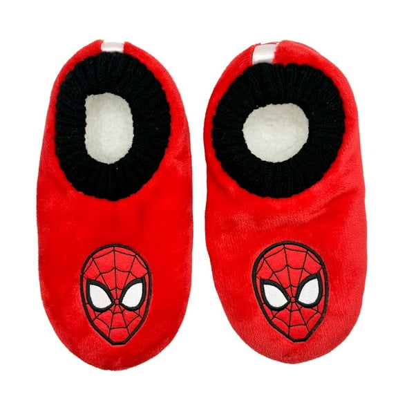 Spider-Man Men's Slipper Socks with Grippers, 1-Pack, Sizes M/L-L/XL