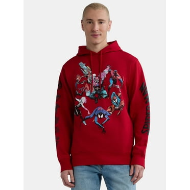 Spider-Man Men's Spidey Group Graphic Hoodie, Sizes S-3XL