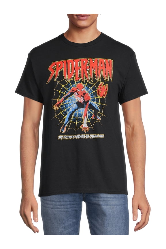 Men's Web Walk Graphic Tee with Short Sleeves, Size S-3XL