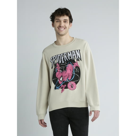Spider-Man, Men's & Big Men's Graphic Sweatshirt, Sizes XS-3X