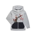 thumbnail image 1 of Spider-Man Miles Morales Boys’ Active Graphic Jacket with Hood, Sizes 4-18, 1 of 4