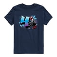 thumbnail image 1 of Spider-Man - Miles Morales Graffiti Toddler Boys' Toddler Short Sleeve Graphic T-Shirt, 1 of 4