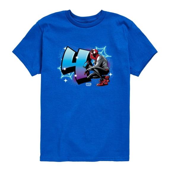 Spider-Man - Miles Morales Graffiti Toddler Boys' Toddler Short Sleeve Graphic T-Shirt