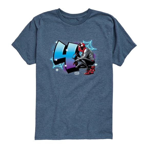 Spider-Man - Miles Morales Graffiti Toddler Boys' Toddler Short Sleeve Graphic T-Shirt