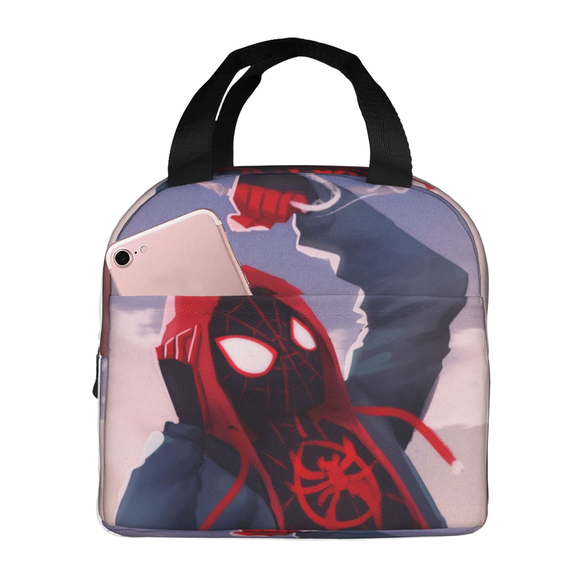 SpiderMan Miles Morales Lunch Box Lunch Bag Reusable Insulated Lunch