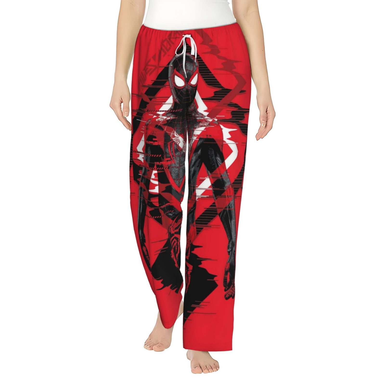 Spider-Man,Miles Morales Women'S Pajama Pants，Soft Pajama Pants For ...